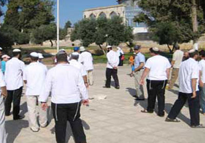 صهاينة عند الأقصى